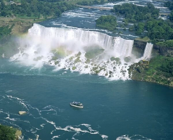 Aerial view of the American Falls