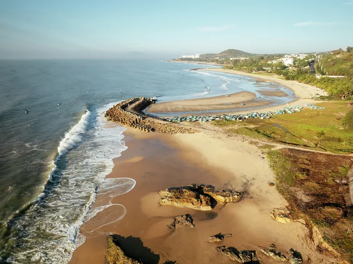 Framed Print : Aerial view of Bai da Ong Dia Beach, Mui Ne, Binh Thuan Province, Vietnam Framed Print : Aerial view of Bai da Ong Dia Beach, Mui Ne, Binh Thuan Province, Vietnam