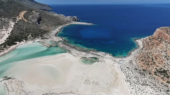 Framed Print : Aerial view of Balos Lagoon, Balos Beach and Cape Tigani, Gramvousa Peninsula, Chania Region, Crete, Greek Islands, Greece, Europe Framed Print : Aerial view of Balos Lagoon, Balos Beach and Cape Tigani, Gramvousa Peninsula, Chania Region, Crete, Greek Islands, Greece, Europe