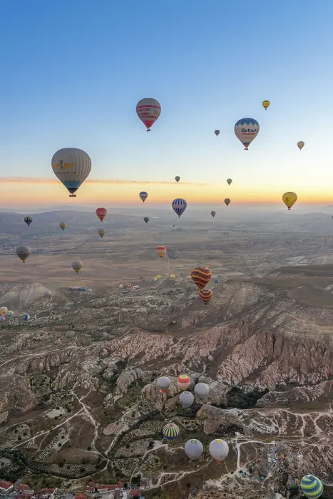 Framed Print : Aerial view of Cavusin and hot air balloons at dawn, Avanos District, Nevsehir Province, Cappadocia, Central Anatolia Region, Anatolia, Turkey, Asia Minor, Asia Framed Print : Aerial view of Cavusin and hot air balloons at dawn, Avanos District, Nevsehir Province, Cappadocia, Central Anatolia Region, Anatolia, Turkey, Asia Minor, Asia