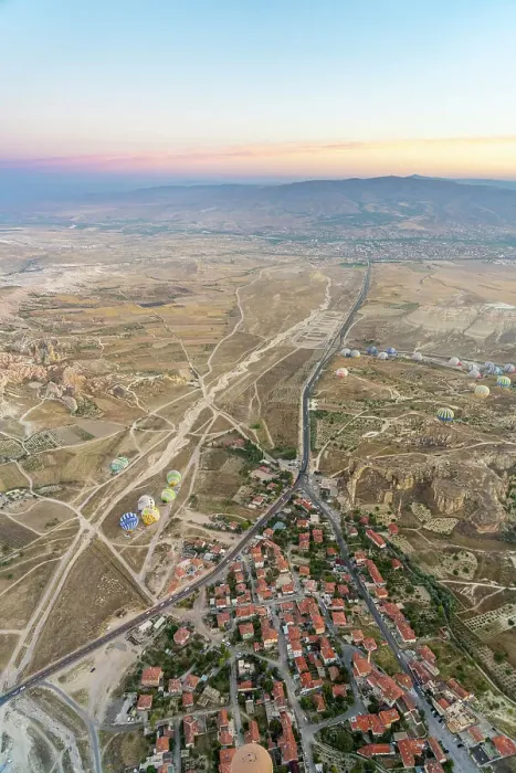 Framed Print : Aerial view of Cavusin and hot air balloons at dawn, Avanos District, Nevsehir Province, Cappadocia, Central Anatolia Region, Anatolia, Turkey, Asia Minor, Asia Framed Print : Aerial view of Cavusin and hot air balloons at dawn, Avanos District, Nevsehir Province, Cappadocia, Central Anatolia Region, Anatolia, Turkey, Asia Minor, Asia