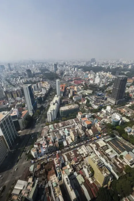 Framed Print : Aerial view of the city of Ho Chi Minh City (Saigon), from the Bitexco Financial Tower, Vietnam, Indochina, Southeast Asia, Asia Framed Print : Aerial view of the city of Ho Chi Minh City (Saigon), from the Bitexco Financial Tower, Vietnam, Indochina, Southeast Asia, Asia