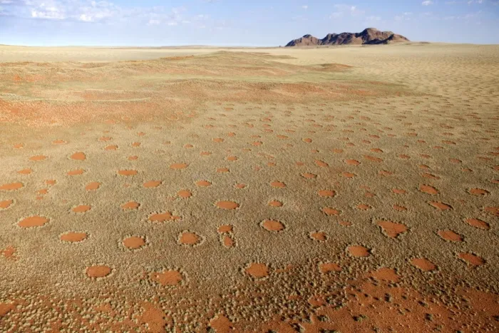 Framed Print : Aerial view from hot air balloon over magnificent desert landscape covered in Fairy Circles, Namib Rand game reserve Namib Naukluft Park, Namibia, Africa Framed Print : Aerial view from hot air balloon over magnificent desert landscape covered in Fairy Circles, Namib Rand game reserve Namib Naukluft Park, Namibia, Africa