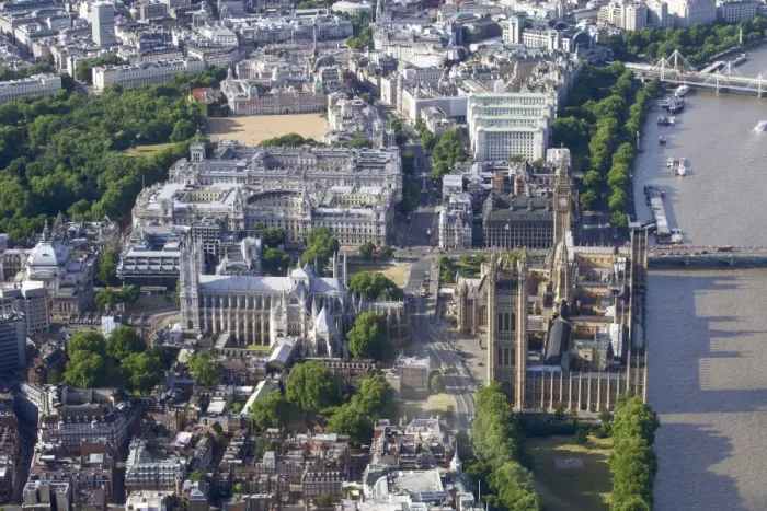 Framed Print : Aerial view of the Houses of Parliament and Westminster Abbey, UNESCO World Heritage Site, London, England, United Kingdom, Europe Framed Print : Aerial view of the Houses of Parliament and Westminster Abbey, UNESCO World Heritage Site, London, England, United Kingdom, Europe
