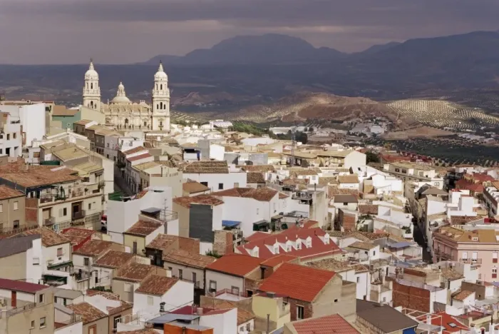 Framed Print : Aerial view of Jaen city Framed Print : Aerial view of Jaen city