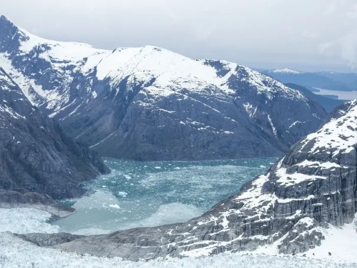 Framed Print : Aerial view of the Leconte Glacier, flowing from the Stikine Ice Field near Petersburg Framed Print : Aerial view of the Leconte Glacier, flowing from the Stikine Ice Field near Petersburg