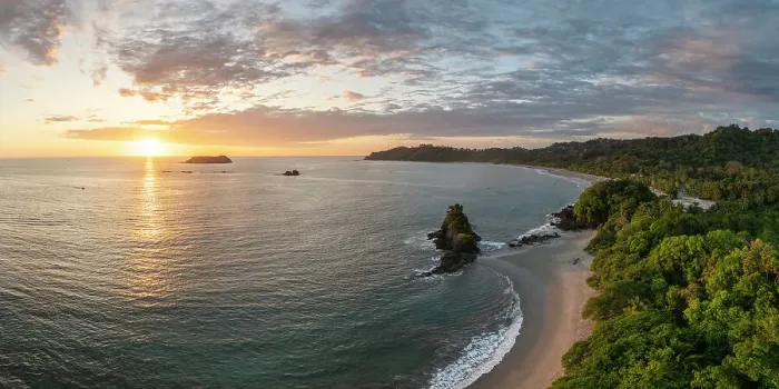 Framed Print : Aerial view of Manuel Antonio Beach, Manuel Antonio National Park, Puntarenas Province, Costa Rica, Central America Framed Print : Aerial view of Manuel Antonio Beach, Manuel Antonio National Park, Puntarenas Province, Costa Rica, Central America