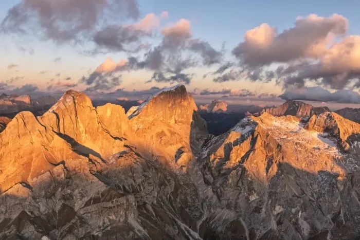 Framed Print : Aerial view of Marmolada, Gran Vernel, Sasso Vernale and Cima Ombretta, Dolomites Framed Print : Aerial view of Marmolada, Gran Vernel, Sasso Vernale and Cima Ombretta, Dolomites