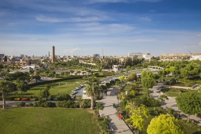 Framed Print : Aerial view of Minare Park, Erbil, Kurdistan, Iraq, Middle East Framed Print : Aerial view of Minare Park, Erbil, Kurdistan, Iraq, Middle East