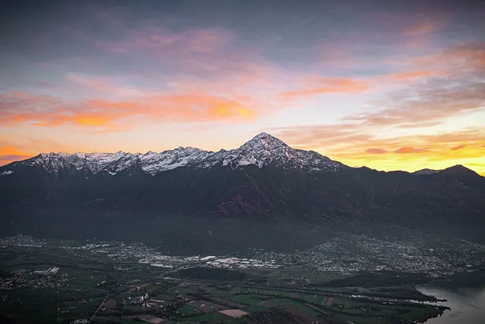 Framed Print : Aerial view of Monte Legnone and Orobie Alps at sunset, lower Valtellina, Sondrio province, Lombardy, Italy Framed Print : Aerial view of Monte Legnone and Orobie Alps at sunset, lower Valtellina, Sondrio province, Lombardy, Italy