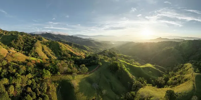 Framed Print : Aerial view of mountains, Alajuela Province, Costa Rica, Central America Framed Print : Aerial view of mountains, Alajuela Province, Costa Rica, Central America