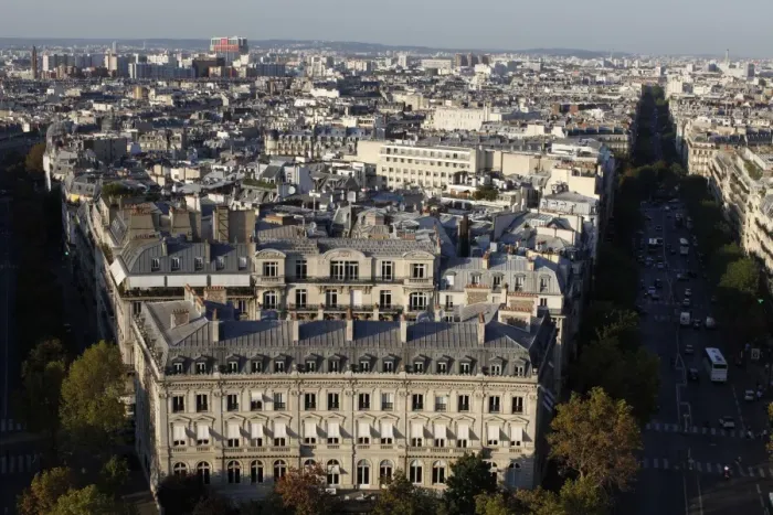 Framed Print : Aerial view of Paris, France, Europe Framed Print : Aerial view of Paris, France, Europe