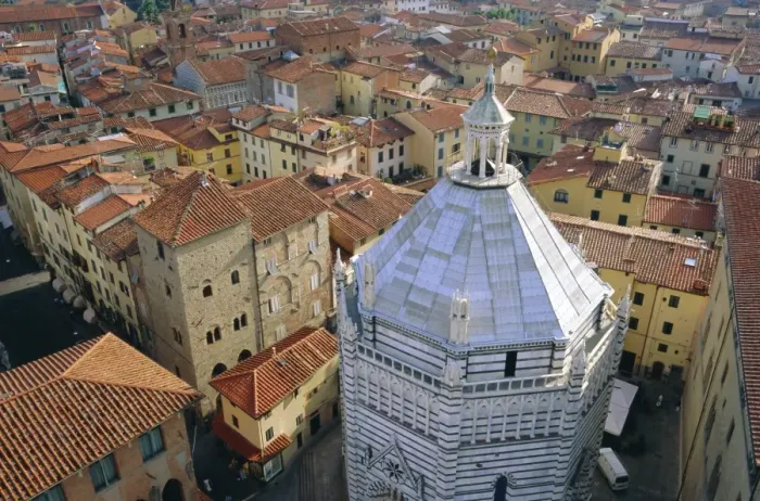 Framed Print : Aerial view of San Giovanni Baptistry Framed Print : Aerial view of San Giovanni Baptistry