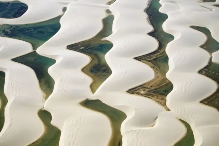 Framed Print : Aerial view of the sandy dunes and lagoons, part of Parque Nacional dos Lencois Maranhenses Framed Print : Aerial view of the sandy dunes and lagoons, part of Parque Nacional dos Lencois Maranhenses