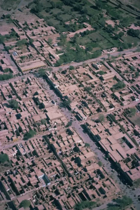Framed Print : Aerial view of Sibi Framed Print : Aerial view of Sibi