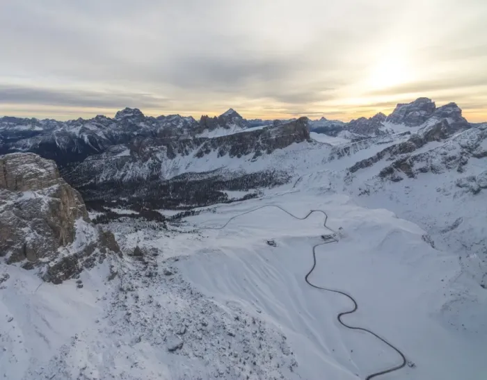 Framed Print : Aerial view of the snowy peaks of Giau Pass, Cortina d Ampezzo, Dolomites, Province of Belluno Framed Print : Aerial view of the snowy peaks of Giau Pass, Cortina d Ampezzo, Dolomites, Province of Belluno