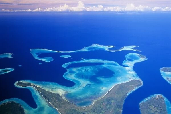 Aerial view of the Solomon Islands