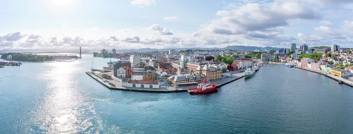 Framed Print : Aerial view of Stavanger skyline during daytime, Stavanger, Norway Framed Print : Aerial view of Stavanger skyline during daytime, Stavanger, Norway
