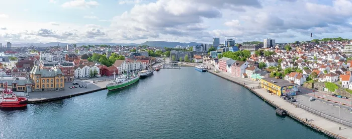 Framed Print : Aerial view of Stavanger skyline during daytime, Stavanger, Norway Framed Print : Aerial view of Stavanger skyline during daytime, Stavanger, Norway