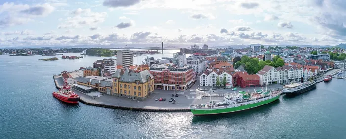 Framed Print : Aerial view of Stavanger skyline during daytime, Stavanger, Norway Framed Print : Aerial view of Stavanger skyline during daytime, Stavanger, Norway