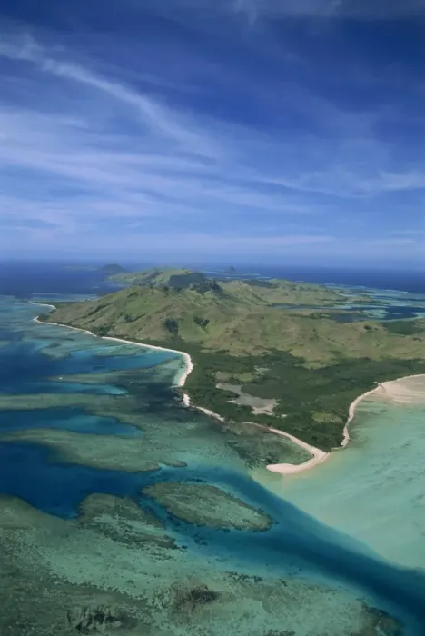 Framed Print : Aerial view over Yasawa Island, Fiji, Pacific Islands, Pacific Framed Print : Aerial view over Yasawa Island, Fiji, Pacific Islands, Pacific