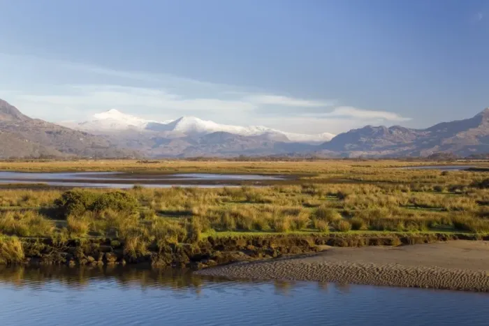 Framed Print : Afon Glaslyn River and Glaslyn Marshes Framed Print : Afon Glaslyn River and Glaslyn Marshes