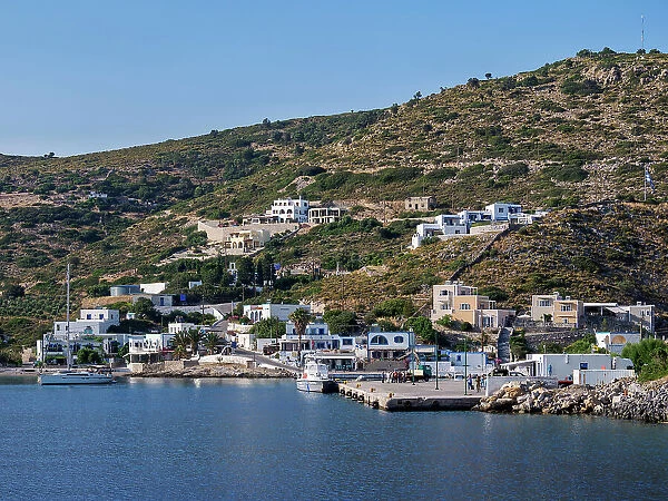Agathonisi Port, Agathonisi Island, Dodecanese, Greek Islands, Greece, Europe