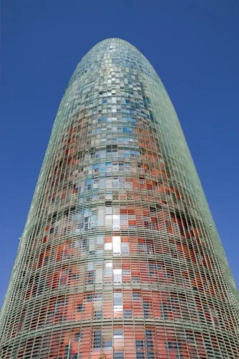 Framed Print : Agbar tower by architect Jean Nouvel Framed Print : Agbar tower by architect Jean Nouvel