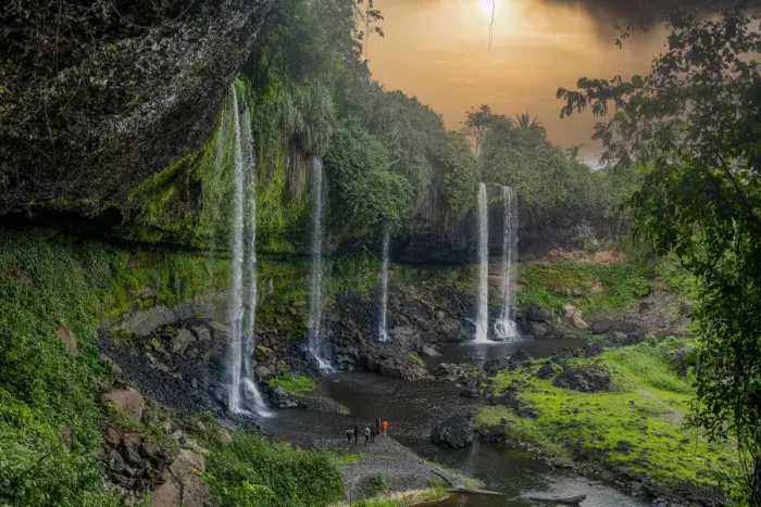 Framed Print : Agbokim waterfall, Ikom, Nigeria, West Africa, Africa Framed Print : Agbokim waterfall, Ikom, Nigeria, West Africa, Africa