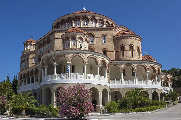 Aghios Nektarios Monastery, Aegina, Saronic Islands, Greek Islands, Greece, Europe