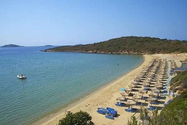 Agios Petros beach, Andros Island, Cyclades, Greek Islands, Greece, Europe