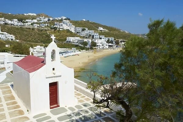 Agios Stefanos, Orthodox chapel near the beach, Chora, Mykonos Town, Mykonos
