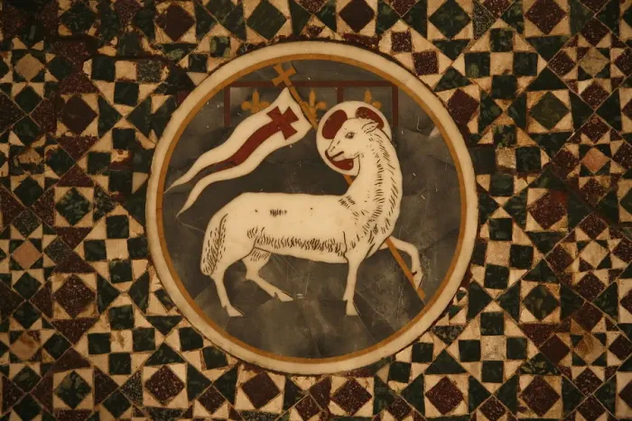 Framed Print : Agnus Dei, Florence, Tuscany, Italy, Europe Framed Print : Agnus Dei, Florence, Tuscany, Italy, Europe