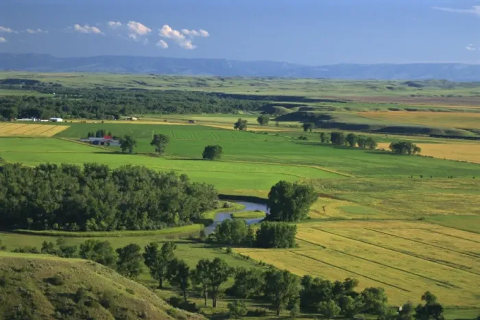 Framed Print : Agricultural landscape Framed Print : Agricultural landscape
