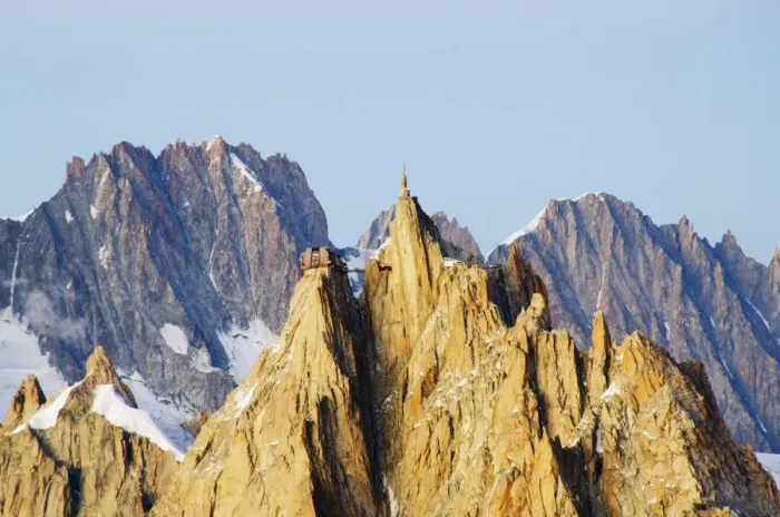 Framed Print : Aiguille du Midi cable car station, Haute-Savoie, French Alps, France, Europe Framed Print : Aiguille du Midi cable car station, Haute-Savoie, French Alps, France, Europe