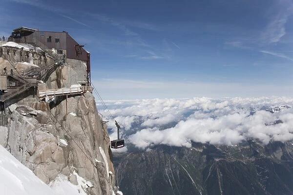 Aiguille du Midi, Mont Blanc, Haute Savoie, French Alps, France, Europe