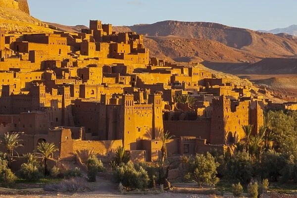 Ait Benhaddou, UNESCO World Heritage Site, Atlas Mountains, Morocco, North Africa, Africa