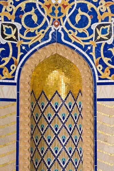 Detail in Al-Ghubrah or Grand Mosque