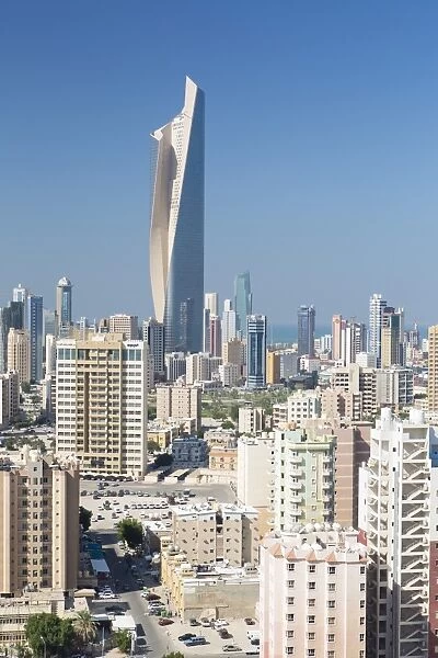 The Al Hamra building, tallest building in Kuwait completed in 2011, Kuwait City, Kuwait, Middle East