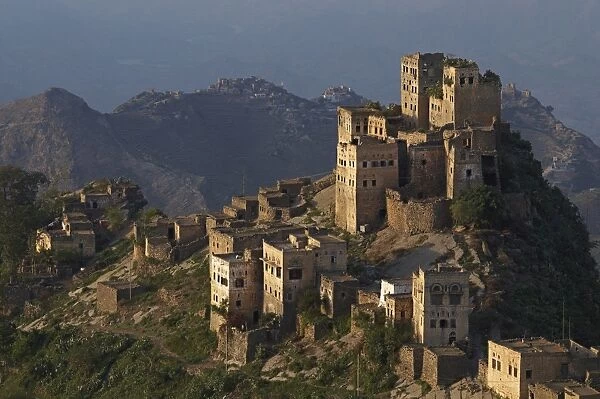 Al Jaray village, Al Mahwit region, Central Mountains, Yemen, Middle East