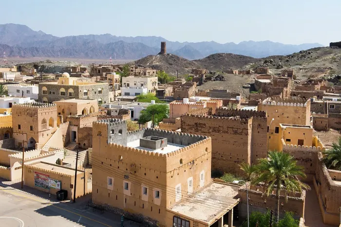 Framed Print : Al Mudhaireb Village, Al Sharqiyah region, Sultanate of Oman, Arabian Peninsula