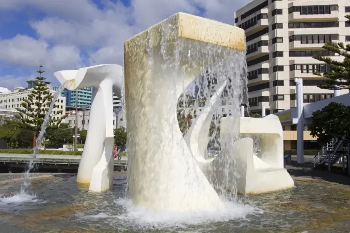 Framed Print : Albatross fountain by Tanya Ashley in Frank Kitts Park, Wellington, North Island Framed Print : Albatross fountain by Tanya Ashley in Frank Kitts Park, Wellington, North Island