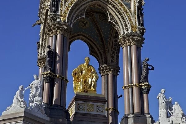 Albert Memorial, Kensington Gardens, London, England, United Kingdom, Europe