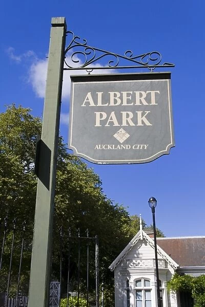 Albert Park in Auckland, North Island, New Zealand, Pacific