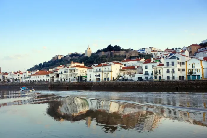 Framed Print : Alcacer do Sal and the Sado River, Alentejo, Portugal, Europe Framed Print : Alcacer do Sal and the Sado River, Alentejo, Portugal, Europe