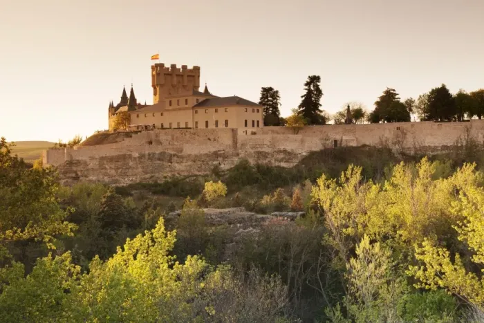 Framed Print : Alcazar at sunset, UNESCO World Heritage Site, Segovia, Castillia y Leon, Spain, Europe
