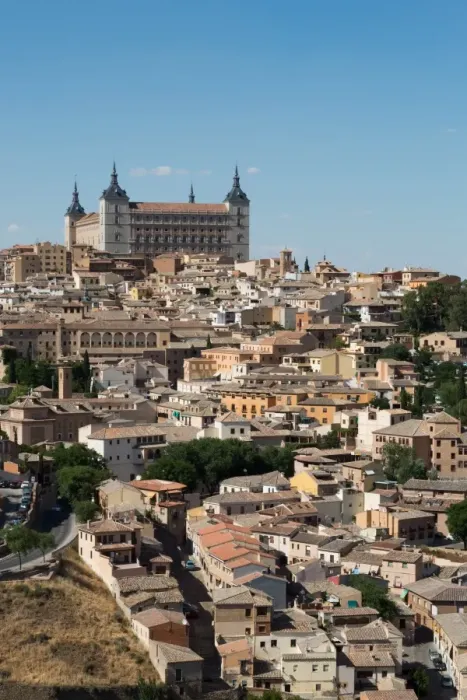 Framed Print : The Alcazar towering above the rooftops of Toledo, UNESCO World Heritage Site, Castilla la Mancha Framed Print : The Alcazar towering above the rooftops of Toledo, UNESCO World Heritage Site, Castilla la Mancha