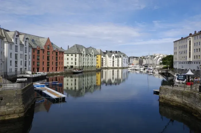 Framed Print : Alesund, More og Romsdal, Norway, Scandinavia, Europe