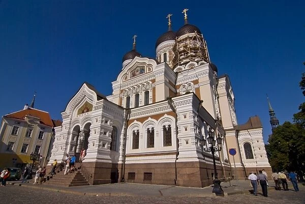Alexander Nevsky Cathedral in Tallinn, Estonia, Baltic States, Europe
