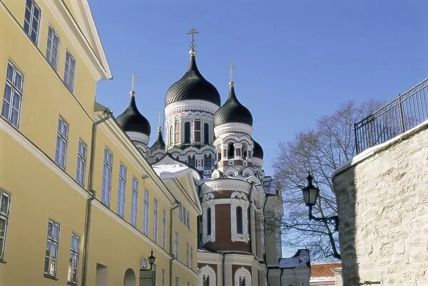 Alexander Nevsky Christian cathedral, the Old Town, Tallinn, UNESCO World Heritage Site